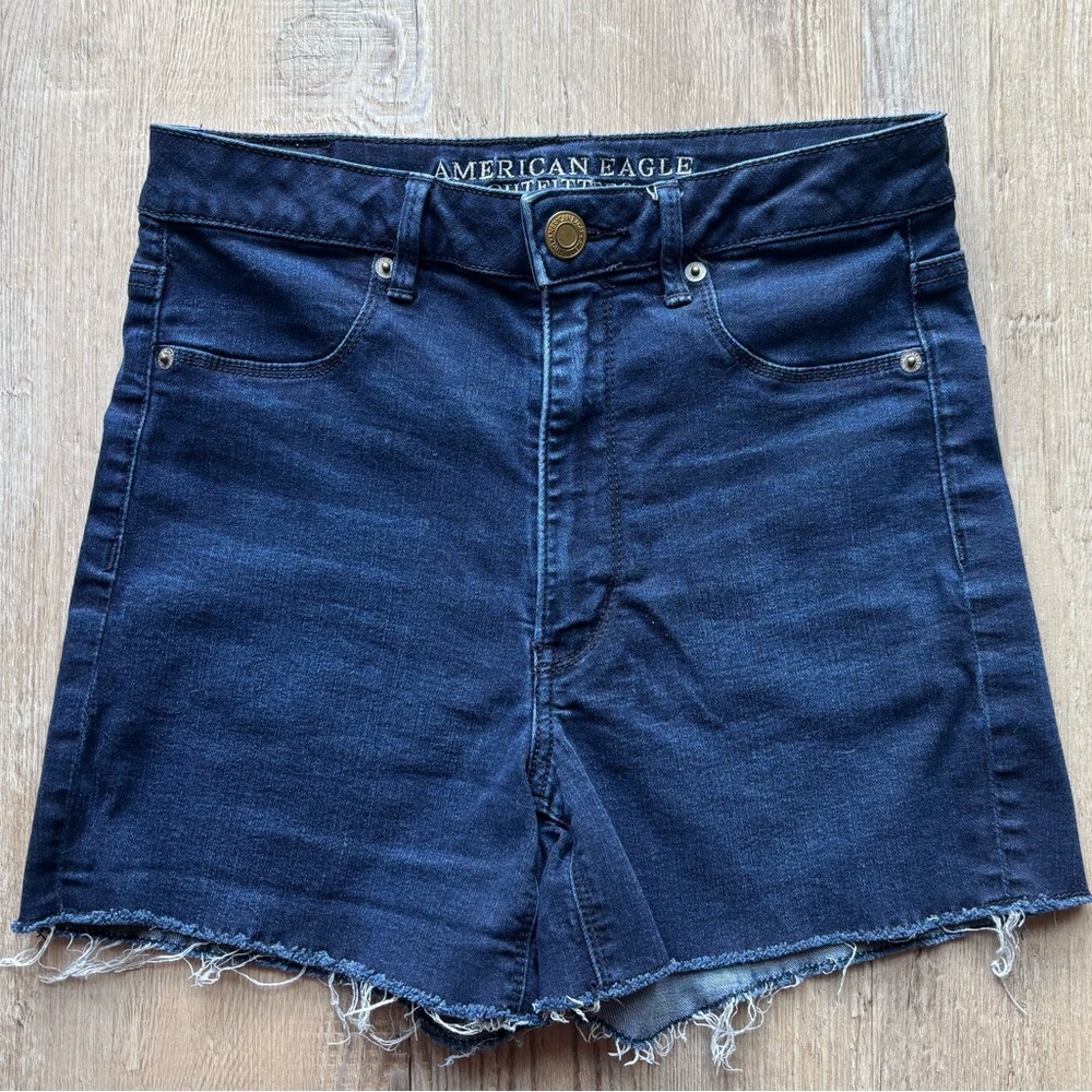 American Eagle Outfitters Dark Blue Jean Shorts